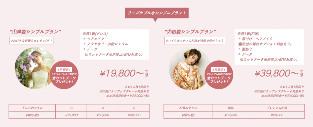 aim原宿 ソロシンプルプラン