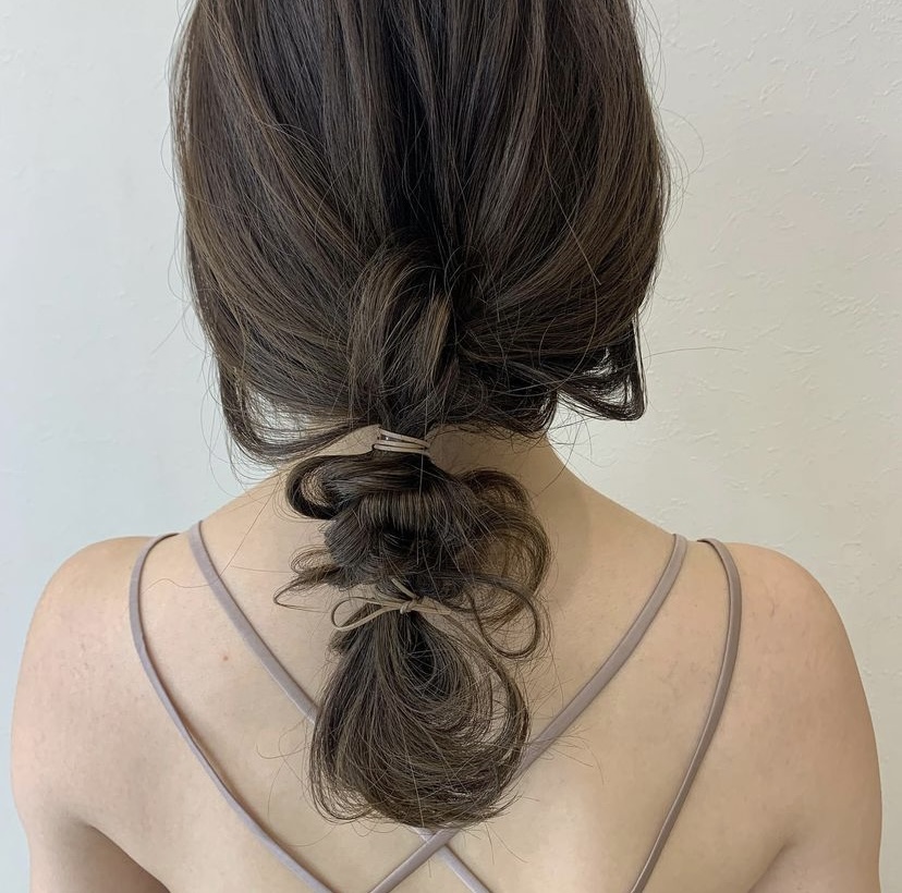 オニオンヘア ヘアアレンジ ブライダルヘア