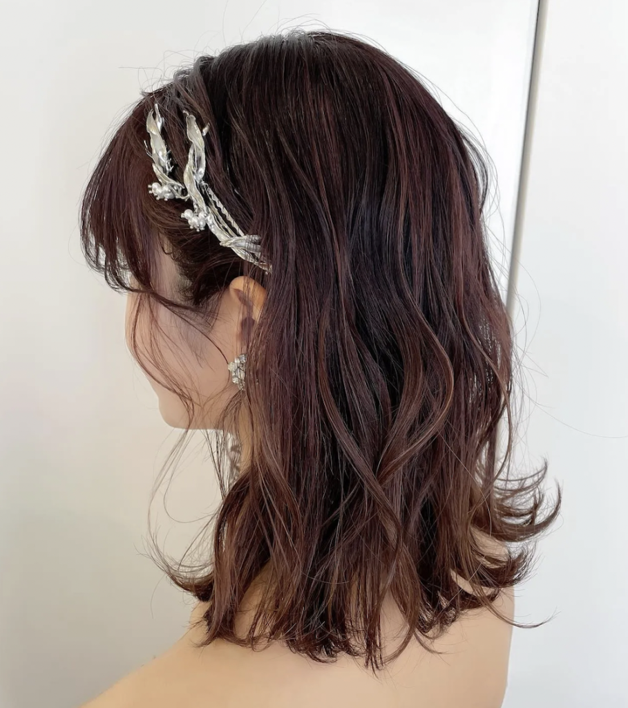 ダウンスタイル ヘアアレンジ ブライダルヘア