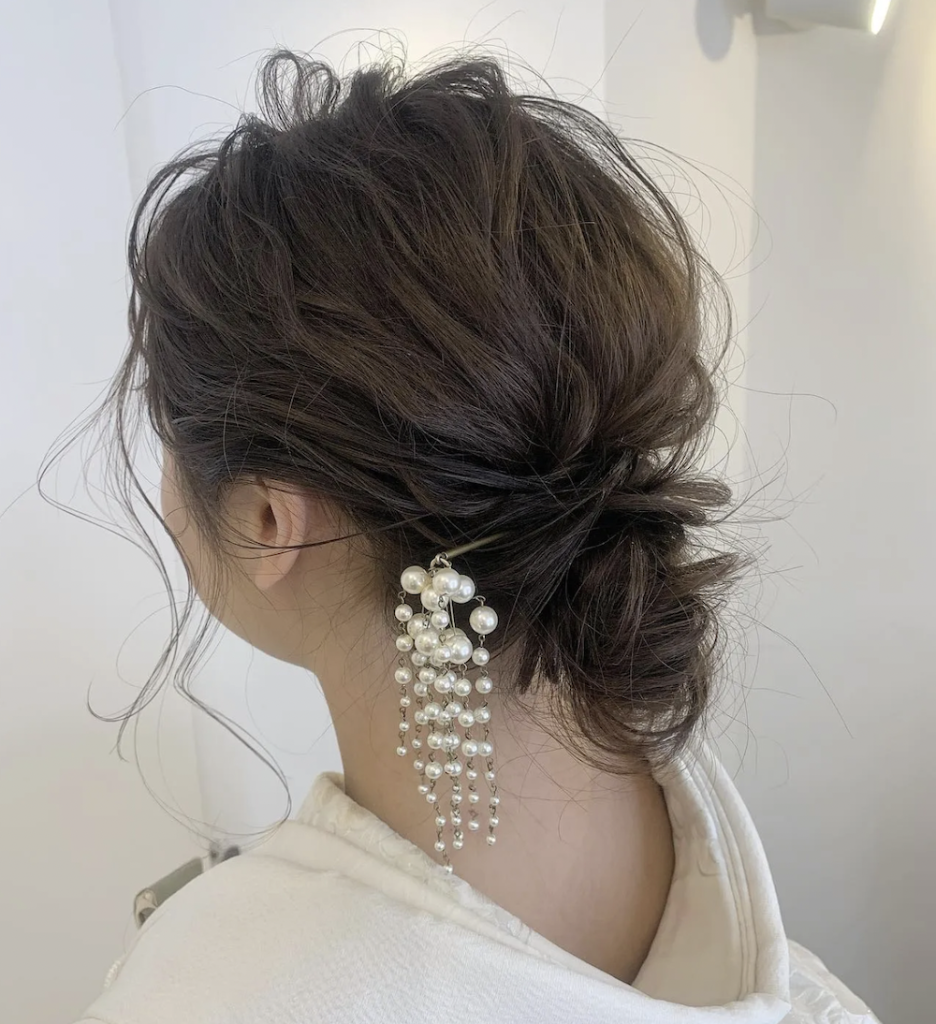 アップスタイル ヘアアレンジ ブライダルヘア