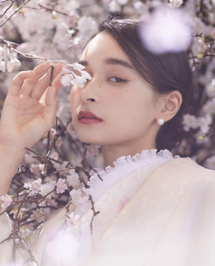 フォトウェディング白無垢桜スタイル
