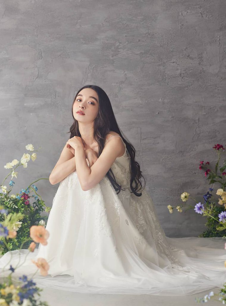 東京のスタジオでフォトウェディング