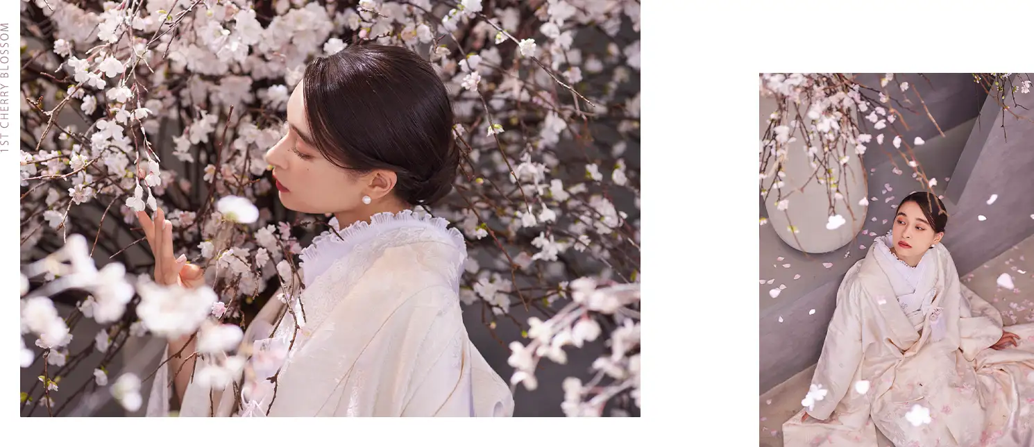 東京のスタジオでフォトウェディング